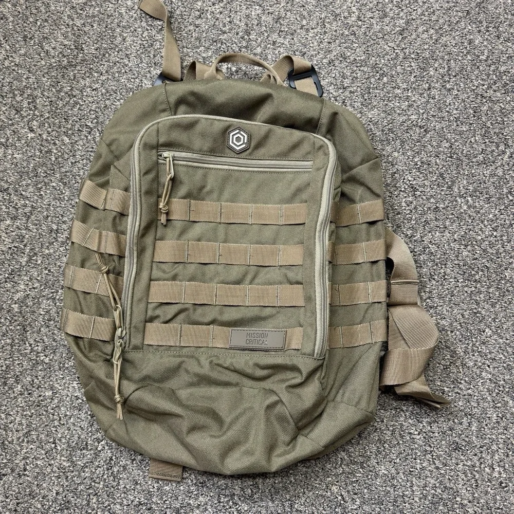 Mission Critical Daypack Tactical Dad Backpack Baby Diaper Bag W/ Pad